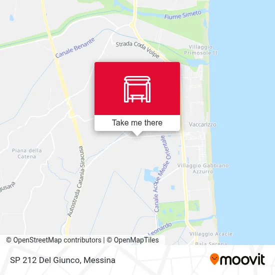 SP 212 Del Giunco map