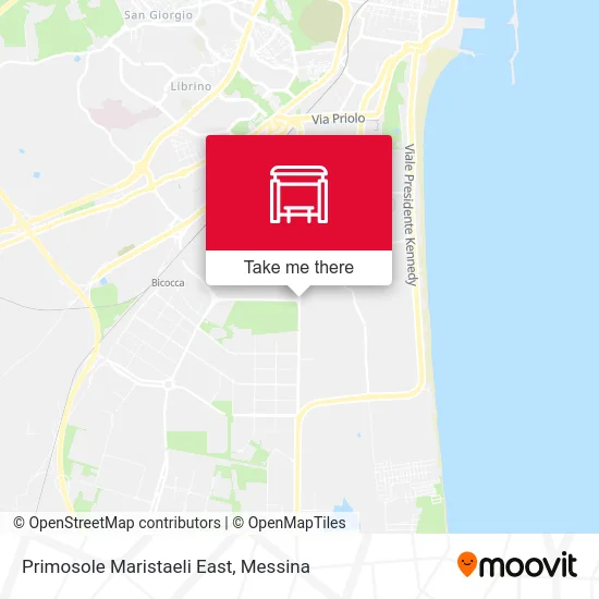 Primosole Maristaeli East map