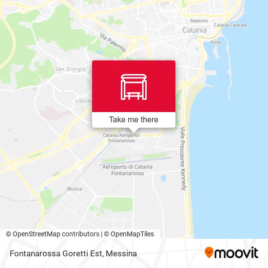 Fontanarossa Goretti Est map