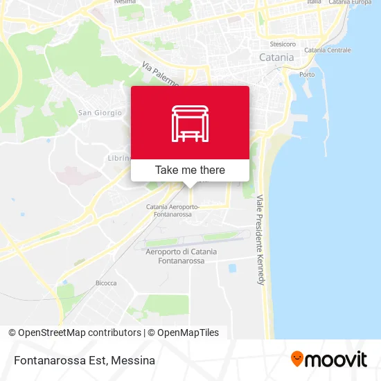 Fontanarossa East map