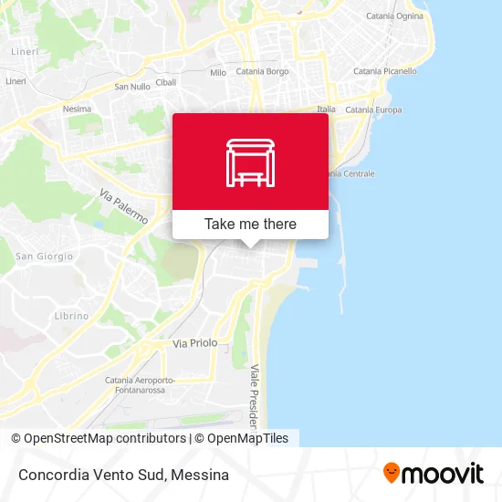 Concordia Vento Sud map