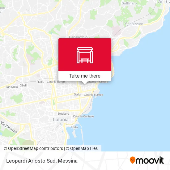 Leopardi Ariosto South map