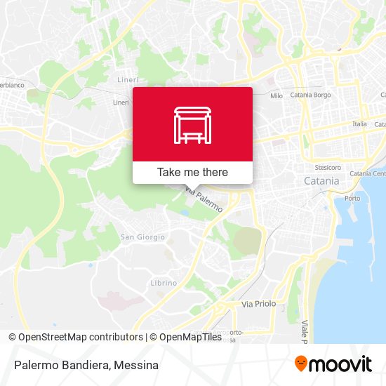 Palermo Bandiera map