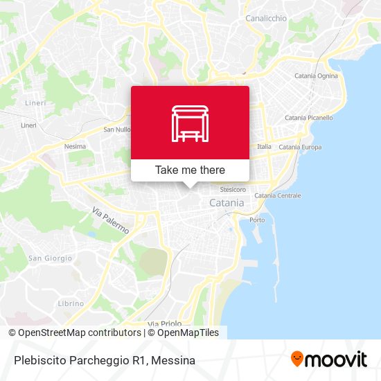 Plebiscito Parcheggio R1 map