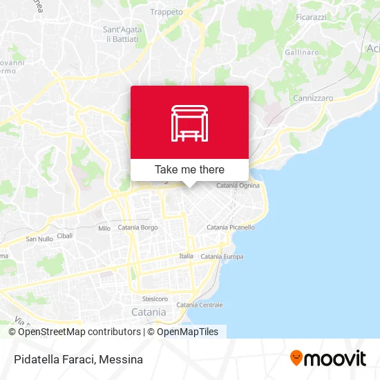 Pidatella Faraci map