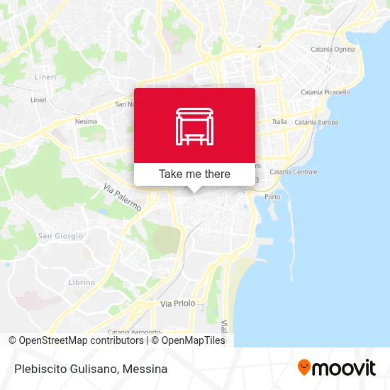 Plebiscito Gulisano map