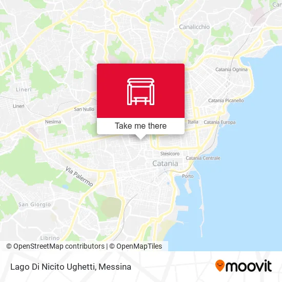 Lago Di Nicito Ughetti map
