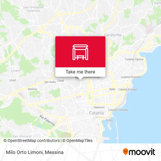 Milo Orto Limoni map