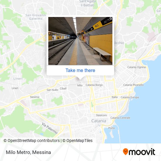 Milo Metro map