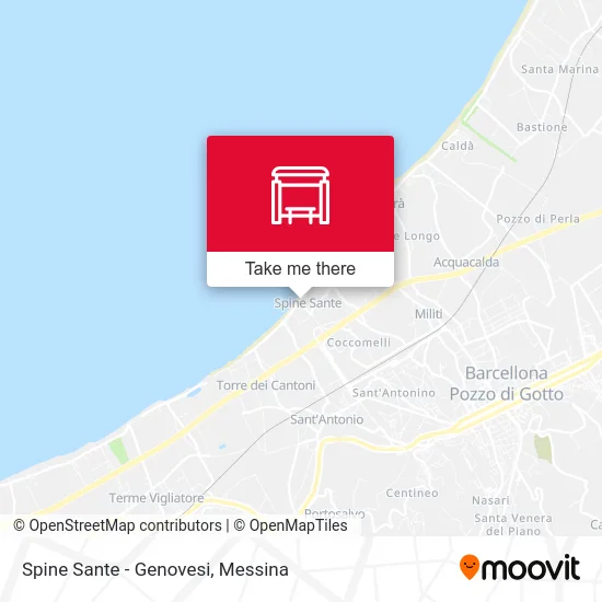 Spine Sante - Genovesi map