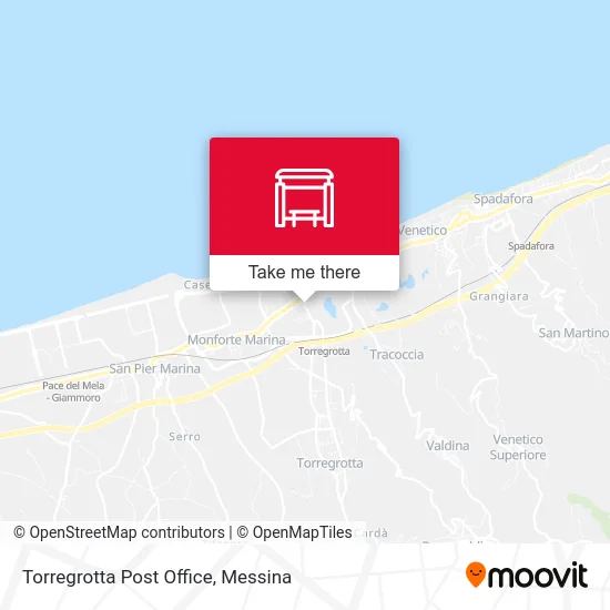 Torregrotta Post Office map