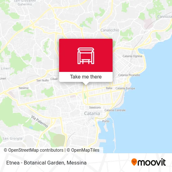 Etnea - Botanical Garden map