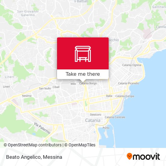 How to get to Beato Angelico in Catania by Bus, Train or Metro?