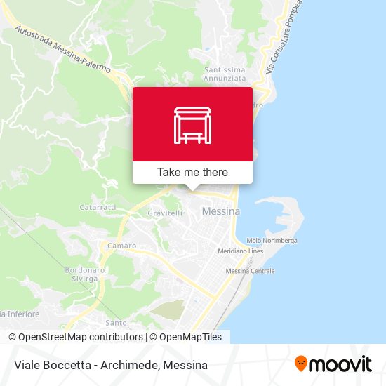 Viale Boccetta - Archimede map