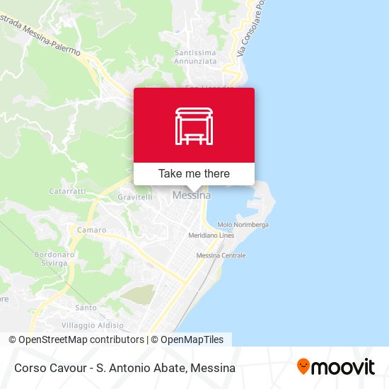 Corso Cavour - S. Antonio Abate map