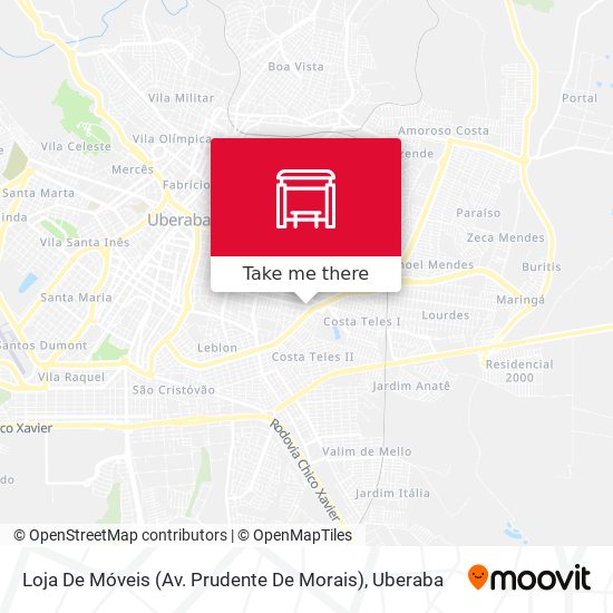 Mapa Loja De Móveis (Av. Prudente De Morais)