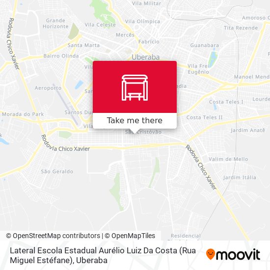 Lateral Escola Estadual Aurélio Luiz Da Costa (Rua Miguel Estéfane) map