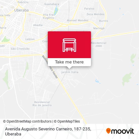 Avenida Augusto Severino Carneiro, 187-235 map