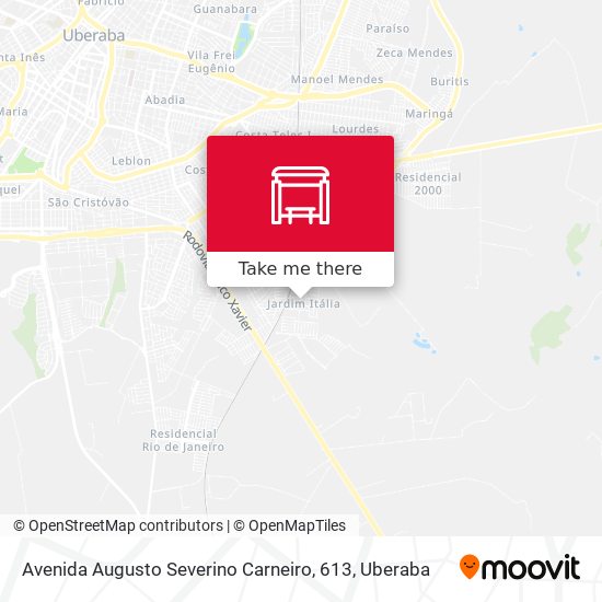 Avenida Augusto Severino Carneiro, 613 map