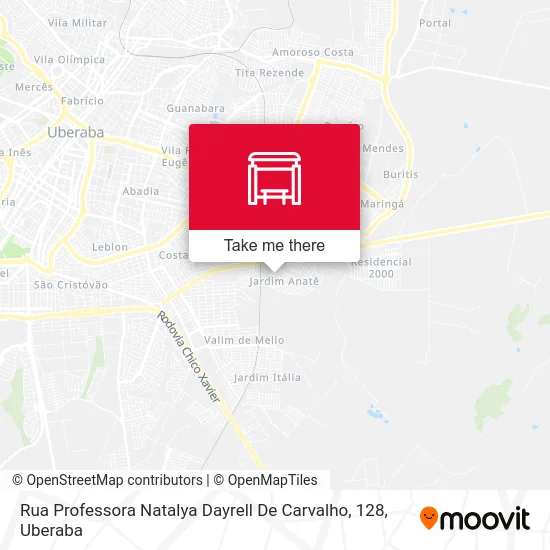 Rua Professora Natalya Dayrell De Carvalho, 128 map