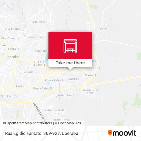 Rua Egídio Fantato, 869-927 map