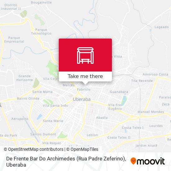 De Frente Bar Do Archimedes (Rua Padre Zeferino) map