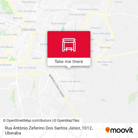 Rua Antônio Zeferino Dos Santos Júnior, 1012 map