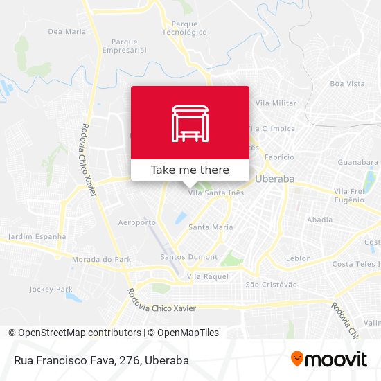 Mapa Rua Francisco Fava, 276