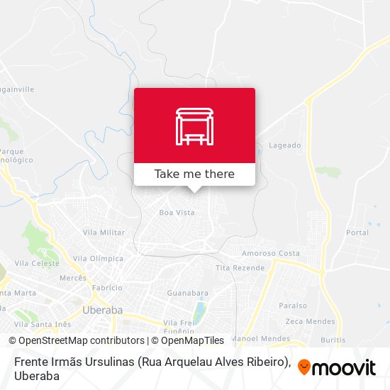 Frente Irmãs Ursulinas (Rua Arquelau Alves Ribeiro) map