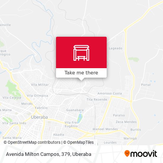 Avenida Milton Campos, 379 map