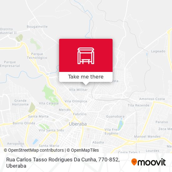 Rua Carlos Tasso Rodrigues Da Cunha, 770-852 map