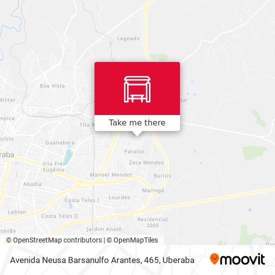 Avenida Neusa Barsanulfo Arantes, 465 map