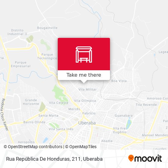 Mapa Rua República De Honduras, 211