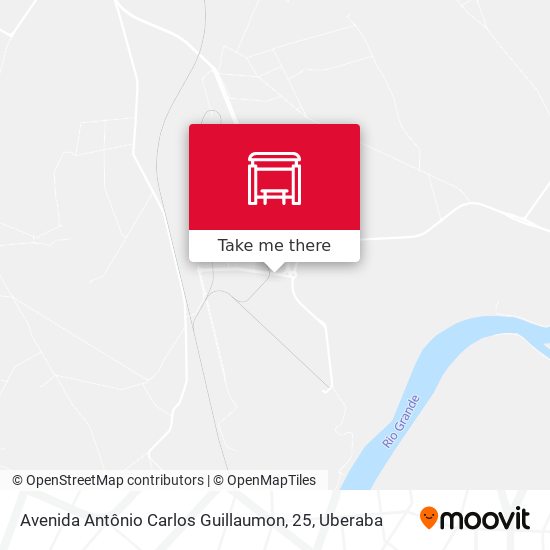 Mapa Avenida Antônio Carlos Guillaumon, 25