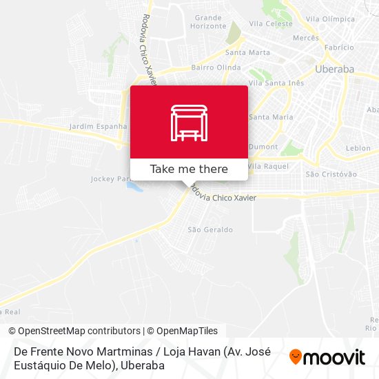 Mapa De Frente Novo Martminas / Loja Havan (Av. José Eustáquio De Melo)