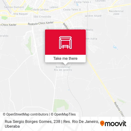 Rua Sergio Borges Gomes, 238 | Res. Rio De Janeiro map