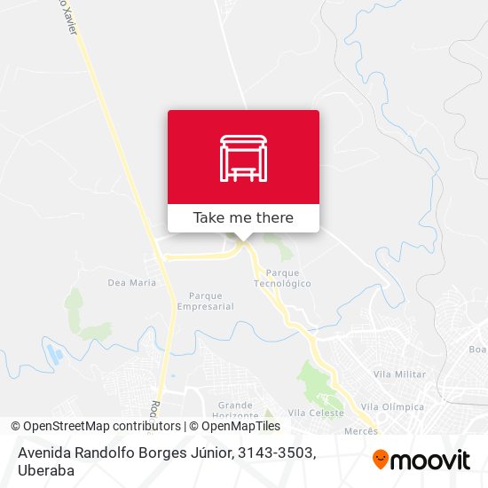 Mapa Avenida Randolfo Borges Júnior, 3143-3503