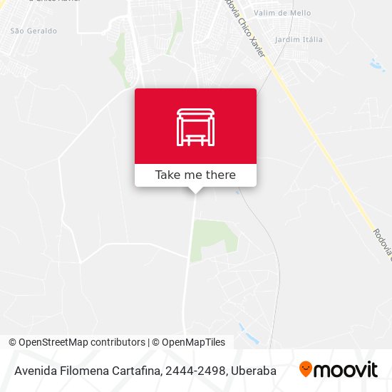 Mapa Avenida Filomena Cartafina, 2444-2498