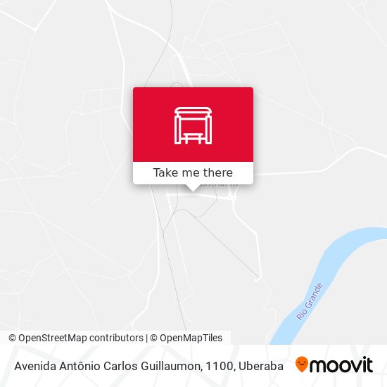 Mapa Avenida Antônio Carlos Guillaumon, 1100