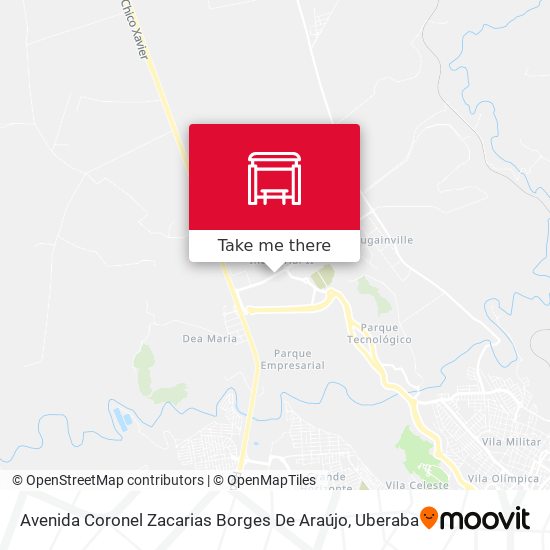 Avenida Coronel Zacarias Borges De Araújo map