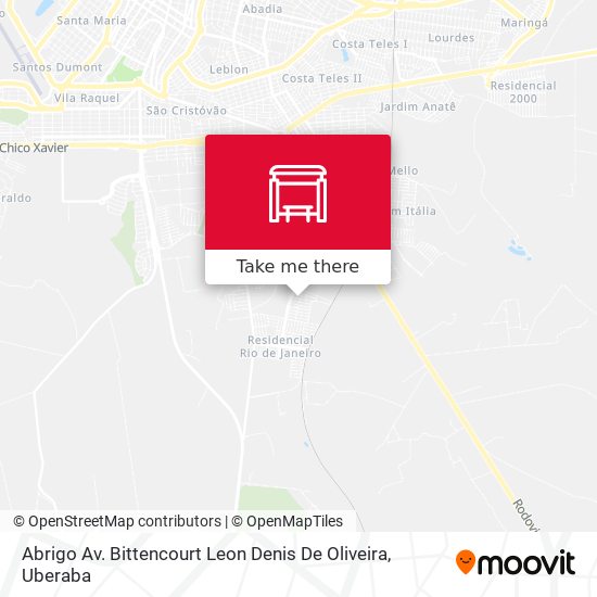 Abrigo Av. Bittencourt Leon Denis De Oliveira map