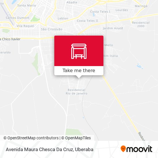 Mapa Avenida Maura Chesca Da Cruz