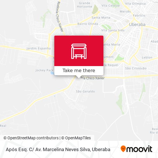 Mapa Após Esq. C/ Av. Marcelina Neves Silva