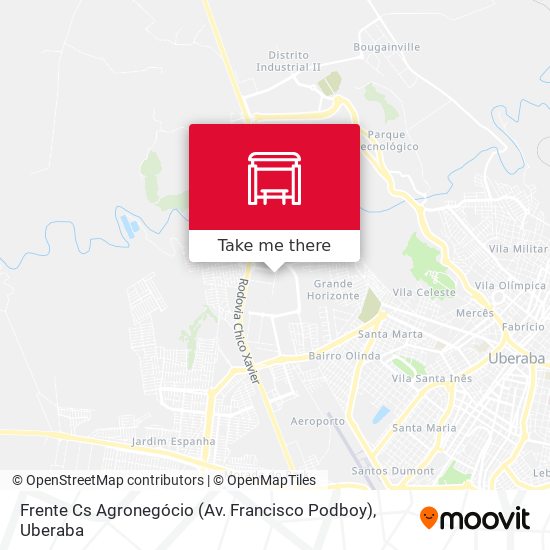 Frente Cs Agronegócio (Av. Francisco Podboy) map