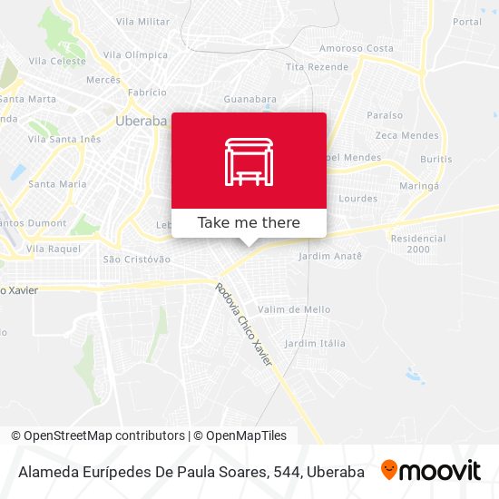 Alameda Eurípedes De Paula Soares, 544 map