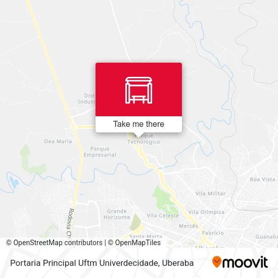 Portaria Principal Uftm Univerdecidade map