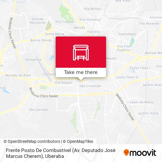 Mapa Frente Posto De Combustível (Av. Deputado José Marcus Cherem)