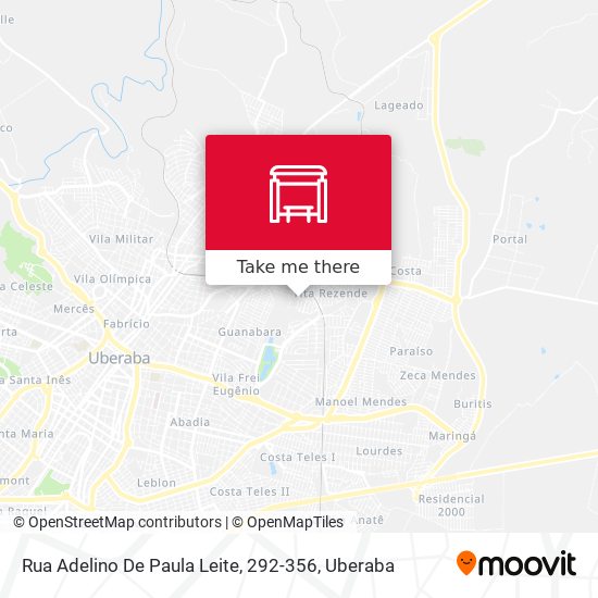 Rua Adelino De Paula Leite, 292-356 map