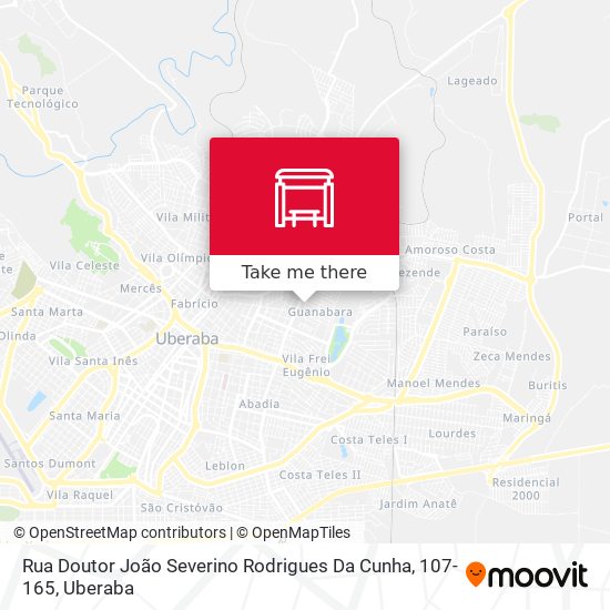Mapa Rua Doutor João Severino Rodrigues Da Cunha, 107-165