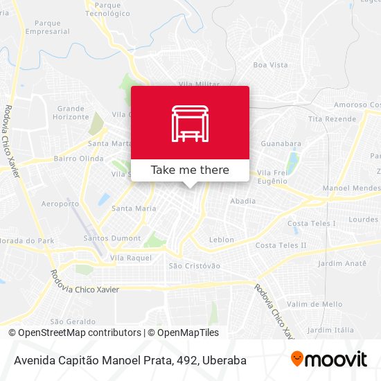 Mapa Avenida Capitão Manoel Prata, 492